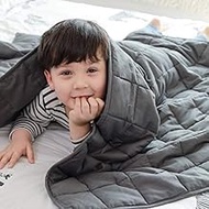 Cuddle Kids Cool 2.0 Weighted Blanket | Kids Bamboo Fiber Weighted Blanket | Kids Gravity Blanket Fo