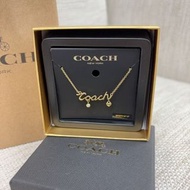Coach Logo項鍊(金色) #聖誕禮物