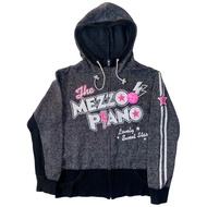 1990s Mezzo Piano - Japanese Brand - Sparkly Glitter Zip Hoodie