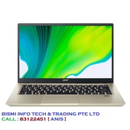 [BRAND NEW] ACER SF314-510G-79J2 (GOLD) 14 IN INTEL CORE I7-1165G7 16GB 512B SSD WIN 10 2 YEARS WARR