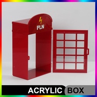 Box Meteran Listrik PLN Token Prabayar Kecil Bahan Acrylic