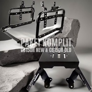 Paket komplit Breket/bracket top box model geser dan side box samping/SB 2000 motor CB150R NEW/OLD f