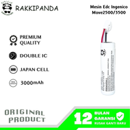 RakkiPanda - Baterai Mesin Edc INGENICO MOVE2500/3500