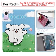 For Redmi Pad SE 8.7" 2024 Pad SE 11" 2023 Pad Pro 12.1" 2024 Xiaomi Poco Pad 12.1" 2024 PU Leather 