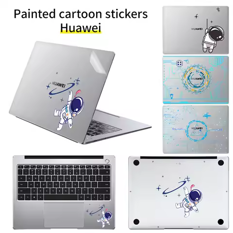Laptop Sticker For Huawei MateBook D14/D15/D16 Laptop Skin for MateBook X PRO 14S/16S Cartoon Decals