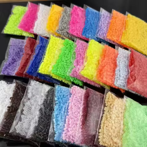 2.6MM 39 Colors of 5000pcs Pixel Puzzle Melting Iron Beads for Hama Beads Perler Fuse Beads Diy High