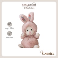 Gabriel Snowman-Cute Pink Greta Rabbit Ear Teddy Bear Soft And Fluffy Fabric That Invites You To The