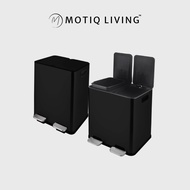 [Motiq.L] 30L+30L MTwo Dual Compartment Recycle Bin/ Kitchen Bin/ Trash Can