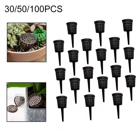 Plant Fertilizer Baskets With Lid Orchid Cultivate Park Root Nursery Pots Bonsai Portable Automatic 