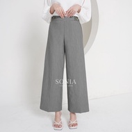KATUN Ava Culottes C1771 SONIA Highwaist Button Culottes Premium Women's Culottes Stretch Cotton Cul