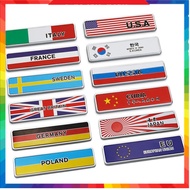 ‍ Germany Japan USA National Flag Metal Modified Car Body Sticker for Nissan Honda Toyota Volkswagen