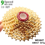 Flywheel Mountain SMLLOW Factory Direct Sale Gold Speed New Style 9 Cassette Flywheel 11-32T27 Bicyc