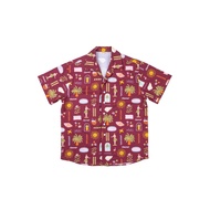CLAWSET เสื้อเชิ้ตคน - เสื้อเชิ้ตคู่ Hawaiis Calling! สัำหรับเจ้าของ/คู่รัก