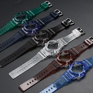 Watch Strap+Case Set Replacement Soprts Band For Casio BABY-G BA-110 BA-120