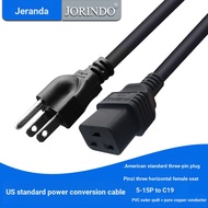 American Standard Power Cord UPS/PDU Power Cord Pinzi 16A Server Power Cord C19 1.8m