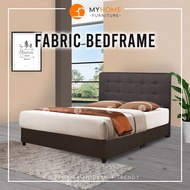 [Bulky] Myvie Full Fabric Bedframe / Divan Bed (All Sizes Available) (Free Delivery and Installation)