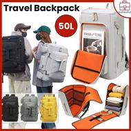 Tasbag-50L Travel Backpack Waterproof Bagpack Multi Compartments Luggage Beg