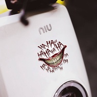 HAHAHA Joker Laughs JDM Reflective Car Motorcycle Scooter Body Window Windshield Skateboard Laptop T