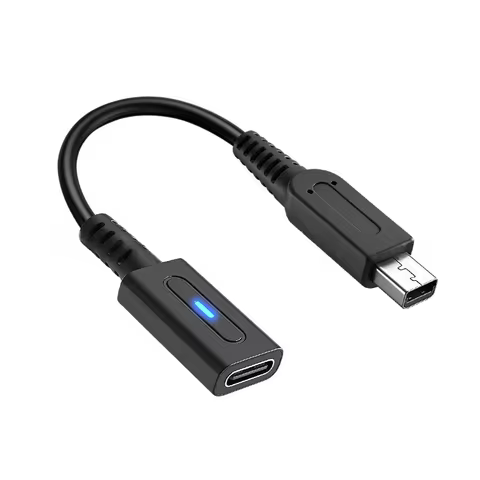 0.1m Charging Type-C Conversion Adapter Cable for NDSi for 3DS LL/XL for 2DS Game Console PD Power W