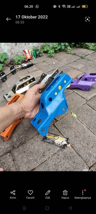PANGKON MESIN TLR PNP TIGER (CROM ) TEBAL DETAII ORI .DUDUKAN MESIN TLR PANGKON MESIN TLR