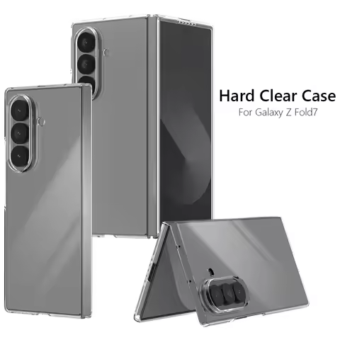 Slim Hard PC Clear Transparent Case For Samsung Galaxy Z Fold7 Fold7 5G ShockProof Phone Cover Coque
