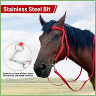 Bridles for Horses Adjustable Snaffle Noseband Adjustable Equine Noseband Rope for Trail Riding Eque