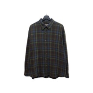 G.H.Bass Green Plaid Shirt Vintage Second-Hand Selection Vintage