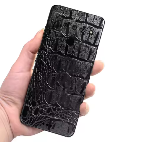 3D Camo Crocodile Snake Film Wrap Skin Phone Back Paste Sticker For LG G8 ThinQ 3 Camera Q70 V50 V40