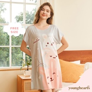 Young Hearts Young Curves Hello Bunny and Friends Sleep Dress C01-P01265