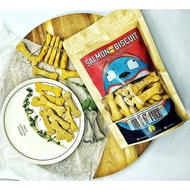 SALMON POT PIE I Homemade 100% Natural Gluten-free Biscuit (Dog Treats / Cat Treats)