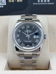 二手 USED  ROLEX 勞力士 DATEJUST 116200 黑色羅馬數字 2018年4月 全套 FULL SET