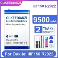 9500mah Safe For Oukitel IIIF150 R2022 Mobile Phone Battery