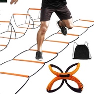 MXMIO Agile Ladder, Orange Instant Set-up Soccer Speed Ladder, Durable Carbon Steel Multifunctional 