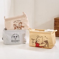 迪士尼牛津布手提收納籃-可折疊收納盒 小熊維尼 奇奇蒂蒂 米奇