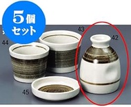 kbu3-388-24-313-5set 5-piece set buckwheat utensils, tea brush No. 1 buckwheat tokuri [7.5 x 10.5 cm