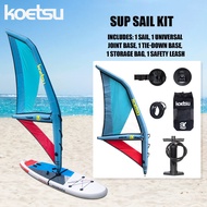 KOETSU Inflatable Sail Set – available in 2.2/3.2/4.2/5.2 m2 sizes – Blue & Red – fits adult inflata