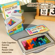 Magic Bead portable puzzle board game travel toy IQ game kids brain development toy