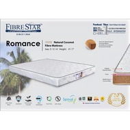 JHD Fibre Star Full Coconut Fibre Mattress Romance (10 Years Warranty) King Queen Size Tilam 7 inchi