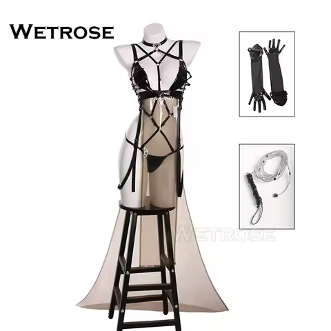 【Wetrose】In Stock Goddess of Victory: Nikke Mihara Bonding Chain Game Outfit Cosplay Costume