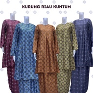 Baju Kurung Riau KUNTUM - Saiz S hingga 5XL - Plus Size - Baju Kurung Pahang - Boleh Nursing Ada Poket - Sigadis
