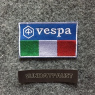 Piaggio Vespa Italy sewing embroidery Emblem