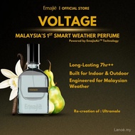【Lanoé Mall】EMAJIE VOLTAGE Perfume for Men 30ml Long Lasting Muslim Friendly