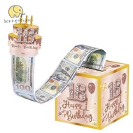 LONNGUVO Birthday Pull-Out Money Gift Box, 16th/18th  Party Money Roll Gift Box, Interactive Design 