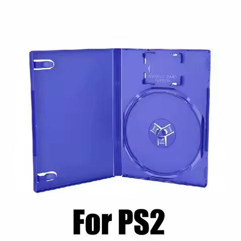 For PS2 Replacement Case for PlayStation 2 Secure Storage & Protection for PS2 Games & Accessories