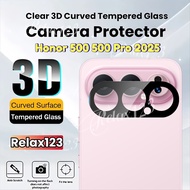 1/2/3PCS Camera Lens Protector For Honor 500 Pro 5G 2025 3D Rear Lens Tempered Glass Film For HONOR 