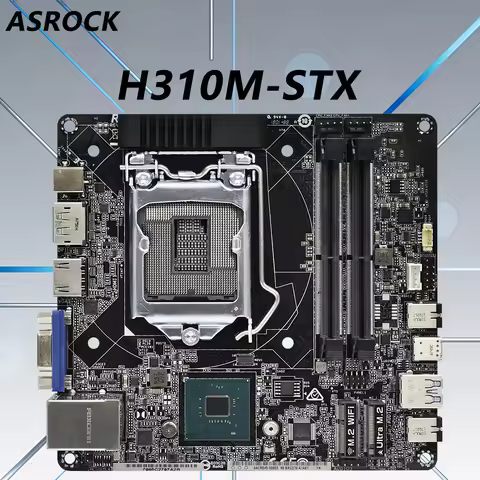 ASROCK H310M-STX LGA 1151 Mini-STX Motherboard H310 CPU 8/9th Gen I7-8700 I5-8400 I5-8500 I3-8100 I7