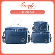 Sling Lunch Bag for Kids Lunch Box Bag Insulated Lunch Bag Bento Bag Thermal Lunch Bag Beg Lunch Box Small Medium Large