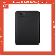 【from JAPAN】Western Digital WD Portable HDD 1TB USB 3.0 Black WD Elements Portable External Hard Dri