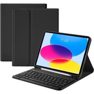 Casing For iPad with Built-in Pencil Slot Backlight Manual Switch Magnetic Keyboard For 10.2'' iPad 