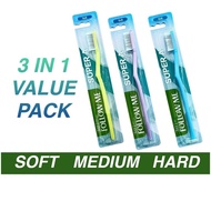 (VALUE PACK) HM Follow Me Super A Tooth Brush Soft Medium Hard Toothbrush Berus Gigi 牙刷 [FREE RM 50 